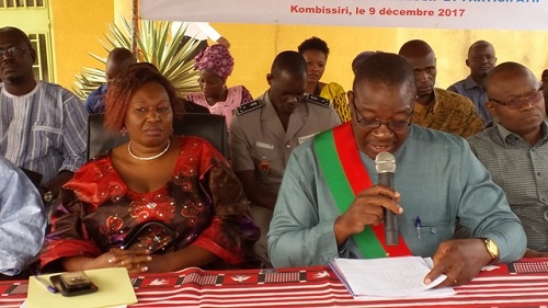 Kombissiri : Le Maire rend compte de sa gestion à la population